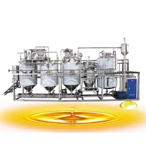 Machine de raffinage/raffinage d'huile de germe de maïs comestible à petite échelle pour petite usine d'huile