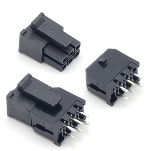 YZTECH เวเฟอร์ MLX3.0 180 องศา DIP 2*3P Non-K PA66 ตัวเชื่อมต่อแบบเปลือกหุ้มตัวผู้ 600V 7A - Product Image 1