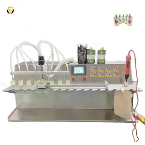 FillinMachine 8 stand up bag filling machine Semi-automatic filling machine Oil-consuming filling machine accurate and efficient