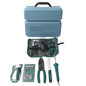 Kit de herramientas de reparación electrónica de 90 piezas de alta especificación, estuche blando de acero S2 para soldadura y desmontaje de circuitos - Product Image 2