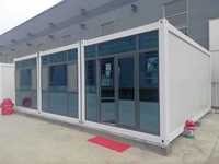 Casa Contenedor Modular de Acero Prefabricada de Lujo, Desmontable, para Camping, Apartamentos y Hoteles, 20 pies/40 pies