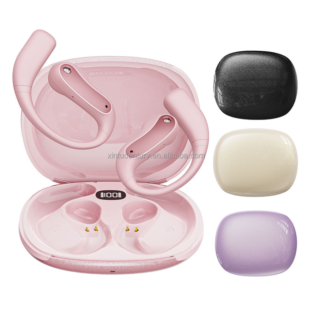 Hot SellingJM37 OWS AI TWS Earbuds Two-Way Translation Headphones LED Languages Noise Cancelling Earbuds APP Translator Earphone