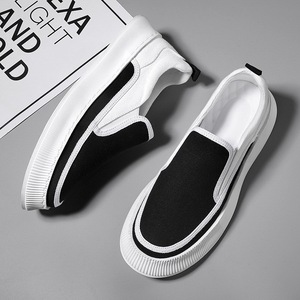 Nueva Llegada 2026 Zapatillas Casuales de Lona para Hombre, Estilo Slip-On, Suela Gruesa, Resistentes al Desgaste, Zapatos para Caminar - Product Image 4