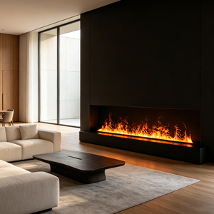 Cheminée électrique murale décorative Inno-Fire de 72 pouces avec télécommande pour la maison - Product Image 3