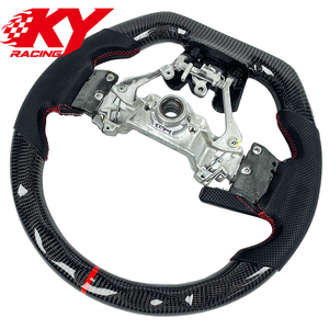 Volante deportivo personalizado de fibra de carbono y cuero, adecuado para Subaru XV Legacy Outback Forester 2015-2024 - Product Image 3