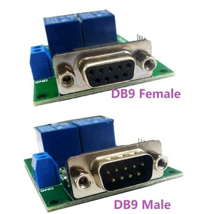 DC 12V 2 ช่อง DB9 หญิง/ชาย RS232 UART รีโมทคอนโทรลสวิตช์บอร์ดพอร์ตอนุกรมโมดูลรีเลย์ - Product Image 2