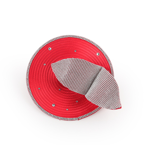 Chapeau d'église en diamant haut de gamme le plus populaire élégant personnaliser Kentucky Derby chapeau de luxe Chic Fascinator chapeau pour les femmes décoration - Product Image 5