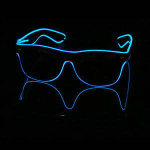 Lunettes de soleil couleur avec fil El LED et clignotant, d'animation musical, grands événements, manga, - Product Image 2