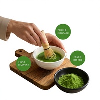 Poudre de Matcha Ummami de Qualité Cérémoniale, Première Récolte, Certifiée Halal, Saveur Crémeuse, Sac en Vrac pour la Pâtisserie et l'Usage Quotidien