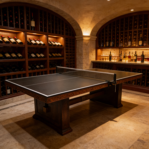 Mesa de Billar 3 en 1 al Mejor Precio, Mesa de Tenis de Mesa y Hockey de Aire, Mesa de Ping Pong con Hockey de Aire y Billar para <span class=keywords><strong>Bar</strong></span>, Madera Maciza - Product Image 3