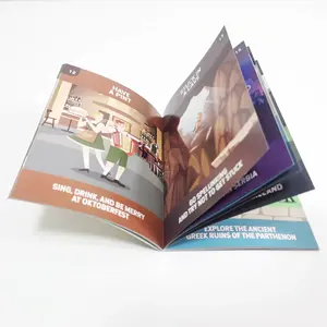 Custom Color Paper Small Brochure Production Booklet Instruction Manual Pamphlet Magazine Product Catalogue Printing maker