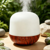Diffuseur d'arômes et humidificateur 250 ml en gros avec câble USB, 3 lumières LED et arrêt automatique, humidificateur d'air portable pour spa et chambre à coucher