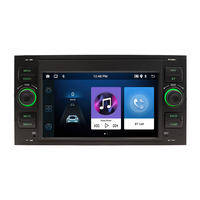Lecteur multimédia de voiture 7 pouces pour Ford Transit avec CarPlay/Android Auto/Mirrorlink sans fil, GPS, éclairage couleur, FM RDS, Bluetooth