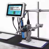 Tij Inkjet Printer Datumcode Inkjet Printer Industriële Automatische Codeermachine 7 Inch Online Tide Inkjet Printer
