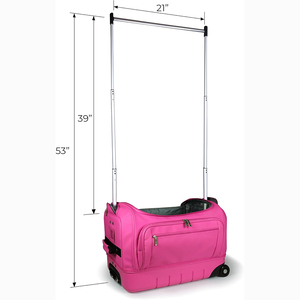 Échantillon gratuit, fourniture d'usine, sac de voyage pliable de grande capacité, sac de danse, sac de voyage avec porte-vêtements - Product Image 3