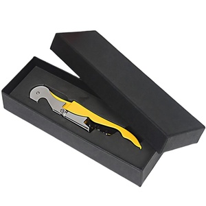 Ouvre-<span class=keywords><strong>bouteille</strong></span> à vin en métal personnalisé HXY, <span class=keywords><strong>tire</strong></span>-<span class=keywords><strong>bouchon</strong></span> en acier inoxydable, couteau hippocampal, accessoires à vin, <span class=keywords><strong>tire</strong></span>-<span class=keywords><strong>bouchon</strong></span> de serveur dans un coffret cadeau - Product Image 4