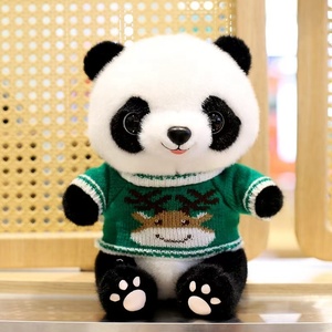 Vente chaude <span class=keywords><strong>Panda</strong></span> Ours En Peluche Animal Portant Des Vêtements <span class=keywords><strong>Panda</strong></span> En Peluche Jouet Mignon Animal En Peluche Jouets - Product Image 4