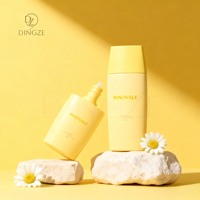 Flacon Mini Oval en PP/PE de 30 ml/50 ml avec Bouchon à Vis et Buse, Vide, Imprimé UV, pour Emballage Cosmétique et Soins de la Peau