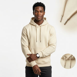 Sudadera y sudadera con capucha para hombre de primera calidad 100% algodón polar forrado con cuentas estampado pulóver cálido al por mayor ropa de calle de invierno - Product Image 1