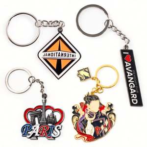 Promotional Customized Metal Enamel Keychain 2d/3d <b>Custom</b> Keychains Travel Souvenirs Gift Alloy <b>Key</b> Chain - Product Image 2