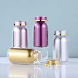 160 ml coffee plastic packaging small plastic bottle for powder soft candy jar
