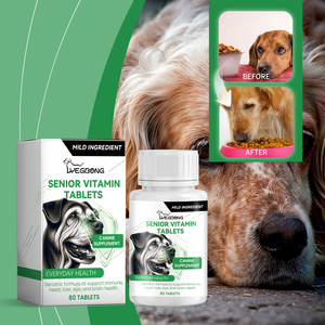 Yegbong supporto nutrizionale completo compresse vitaminiche Senior promuovono un'alimentazione sana per gli animali domestici - Product Image 2