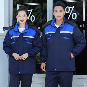 Pantalones de Trabajo de Seguridad Anti-Frío AmpsafeX para Invierno, Grises, de Algodón y Poliéster, Reflectantes, Resistentes al Frío, con Protección Contra Vapores, Corte Ajustado, Ignífugos - Product Image 3