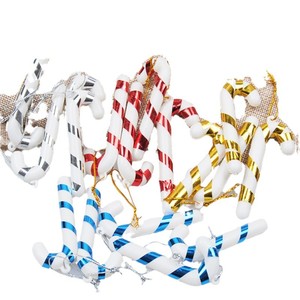 2024 del nuovo anno albero di natale appeso Candy Cane stampella ornamenti Noel albero di Natale decorazioni natalizie per la casa - Product Image 1