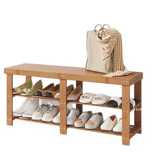 <b>Shoe</b> rack and bench, integrated floor-standing multi-layer <b>storage</b> <b>shoe</b> rack for home use, bedroom, and entryway. - Product Image 5