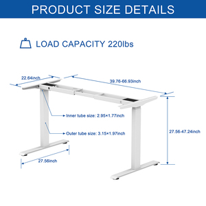 Mesa elevadora eléctrica de alta calidad, muebles de oficina, marco de mesa de juegos, escritorio de pie inteligente de altura ajustable para ordenador - Product Image 4