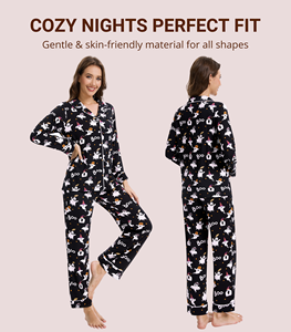 Pyjama de Noël pour femme en stock – Liquidation à prix réduit – Vêtement de nuit de fête – Pièce unique disponible – Prêt à être expédié - Product Image 3