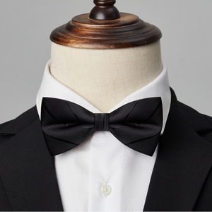 <span class=keywords><strong>Corbata</strong></span> de Moño de Poliéster Jacquard con Patrón de Color Sólido F-6662 para Hombre, <span class=keywords><strong>Traje</strong></span> de Novio, Padrino de Boda, Banquete, Moda - Product Image 4