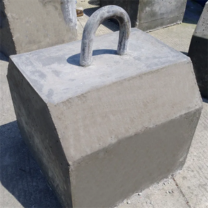 New CCS Certificate Square Cast Iron Mooring Buoy Sinker/Sunken <b>Stone</b> for Offshore Engineering Castings Square Concrete Mooring - Product Image 2