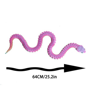 Juguete de Serpiente Articulada Impresa en 3D, Juguete Creativo Antiestrés, Juguete Flexible de Serpiente, Modelo de Animal/Dinosaurio, ¡Gran Venta! - Product Image 4