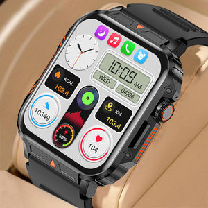 SENBONO L81 Outdoor Sport Smartwatch met Vierkant Scherm, Oproepen Beantwoorden, Grote Batterij, Fitness Tracker, Waterdicht, Smartwatch voor Heren, geschikt voor IOS en Android - Product Image 1