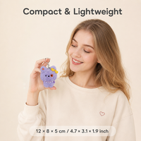 Porte-clés en peluche Kawaii, pendentif en forme de personnage mignon avec nœud brodé, breloque de sac de dessin animé pour accessoires de sac à dos