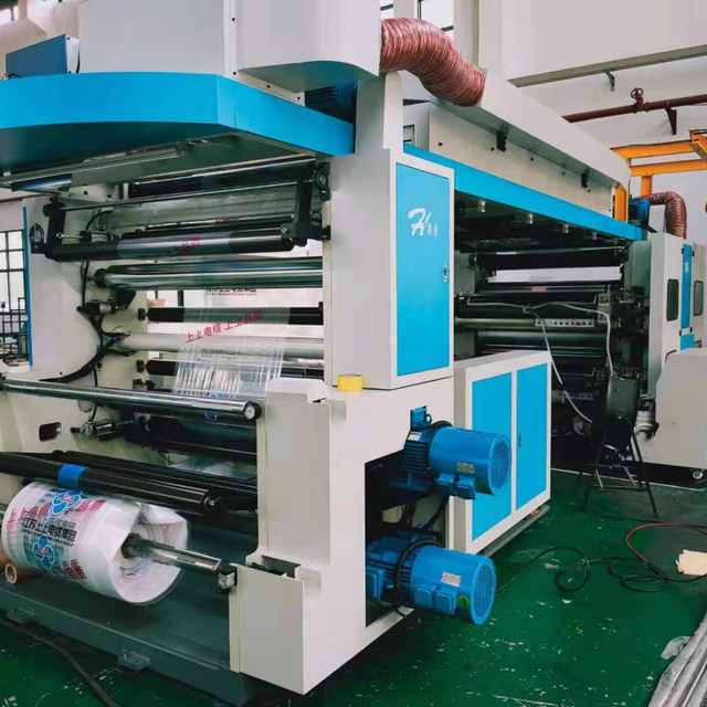 High Quality Flexographic Printing Machine 6-Color Stack Structure Semi-Automatic New Paper & Label Printer
