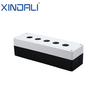 XDL5-B05 22mm cinq trous poussoir ESP32 bouton interrupteur contrôle étanche IP54 boîtier de protection en plastique