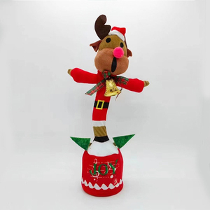 Peluche Cactus Musical Électrique Chantant et Dansant en Coton PP, Poupée Douce Créative pour Enfants D007, <span class=keywords><strong>Sac</strong></span> OPP - Product Image 4