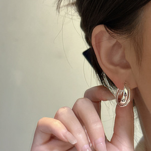 แฟชั่นเครื่องประดับเงินสเตอร์ลิงเครื่องประดับ925ต่างหูจีน - Product Image 5