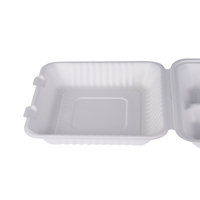 Canne à sucre bagasse alimentaire à emporter conteneur bagasse boîte à lunch