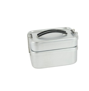 Kit de Comedor Portátil de Aluminio Personalizado para 2 Personas, para Oficina, Camping y Viajes, con Recipientes de Titanio - Product Image 1