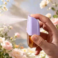 Botol Semprot Plastik PP Bentuk Telur Mini 25ml, Wadah Kabut Halus Portabel untuk Parfum & Pembersih Tangan Grosir