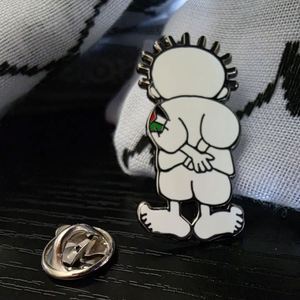 Free Enamel Watermelon Keffiyeh <b>Pin</b> Metal Badge for Clothing Backpack Support Palestine <b>Pins</b> Gift - Product Image 2