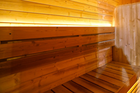 Diskon besar merekomendasikan kayu Cedar merah barel persegi Sauna taman luar ruangan kubus uap rumah Sauna untuk 4-6 orang