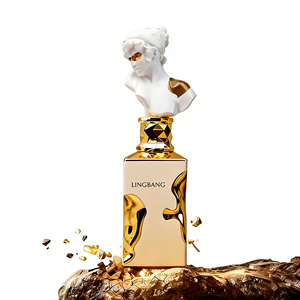 Vente en gros <span class=keywords><strong>de</strong></span> flacons <span class=keywords><strong>de</strong></span> <span class=keywords><strong>parfum</strong></span> arabes <span class=keywords><strong>de</strong></span> Dubaï <span class=keywords><strong>de</strong></span> forme irrégulière, 100 ml, en verre transparent, avec vaporisateur et boîte d'emballage - Product Image 6