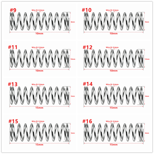 맞춤형 0.4mm 스테인리스 스틸 소형 금속 코일 스프링 교체 정밀 헬리컬 압축 스프링 고강도 스프링 - Product Image 5