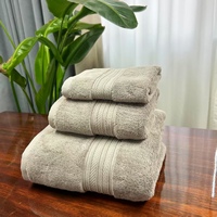 Luxury Cotton Towel Set - Quick Drying and Durable for Bathroom Use