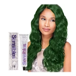 TOP baixa amônia moda cabelo verde cor creme profissional salão cabelo tingimento produtos cabelo tintura permanente coloração
