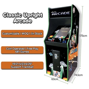 Chất lượng cao 681 trong 1 retro thẳng đứng Arcade máy 2 người chơi nỗi nhớ video Arcade trò chơi cổ điển đứng lên người đàn ông hang động Arcade - Product Image 2